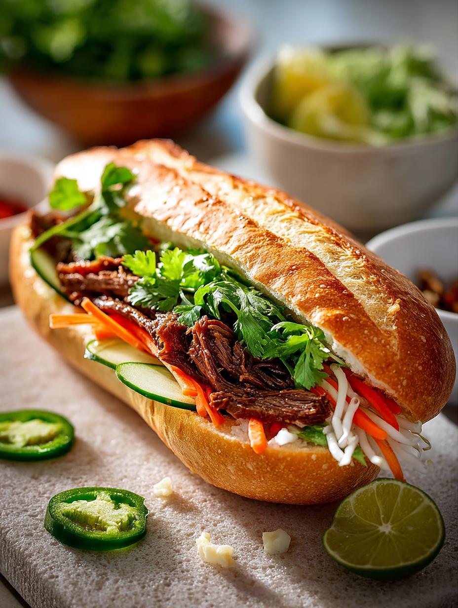 Lemongrass Beef Banh Sandwich: 7 Irresistible Secrets - Lemongrass Beef Banh Sandwich - additional detail