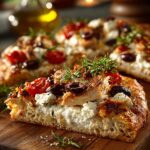 Mediterranean Chicken Flatbread Pizza