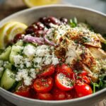 Mediterranean Chicken Hummus Bowl