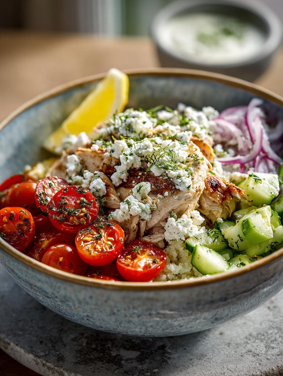 Mediterranean Chicken Hummus Bowl: 5 Flavorful Secrets - Mediterranean Chicken Hummus Bowl - additional detail