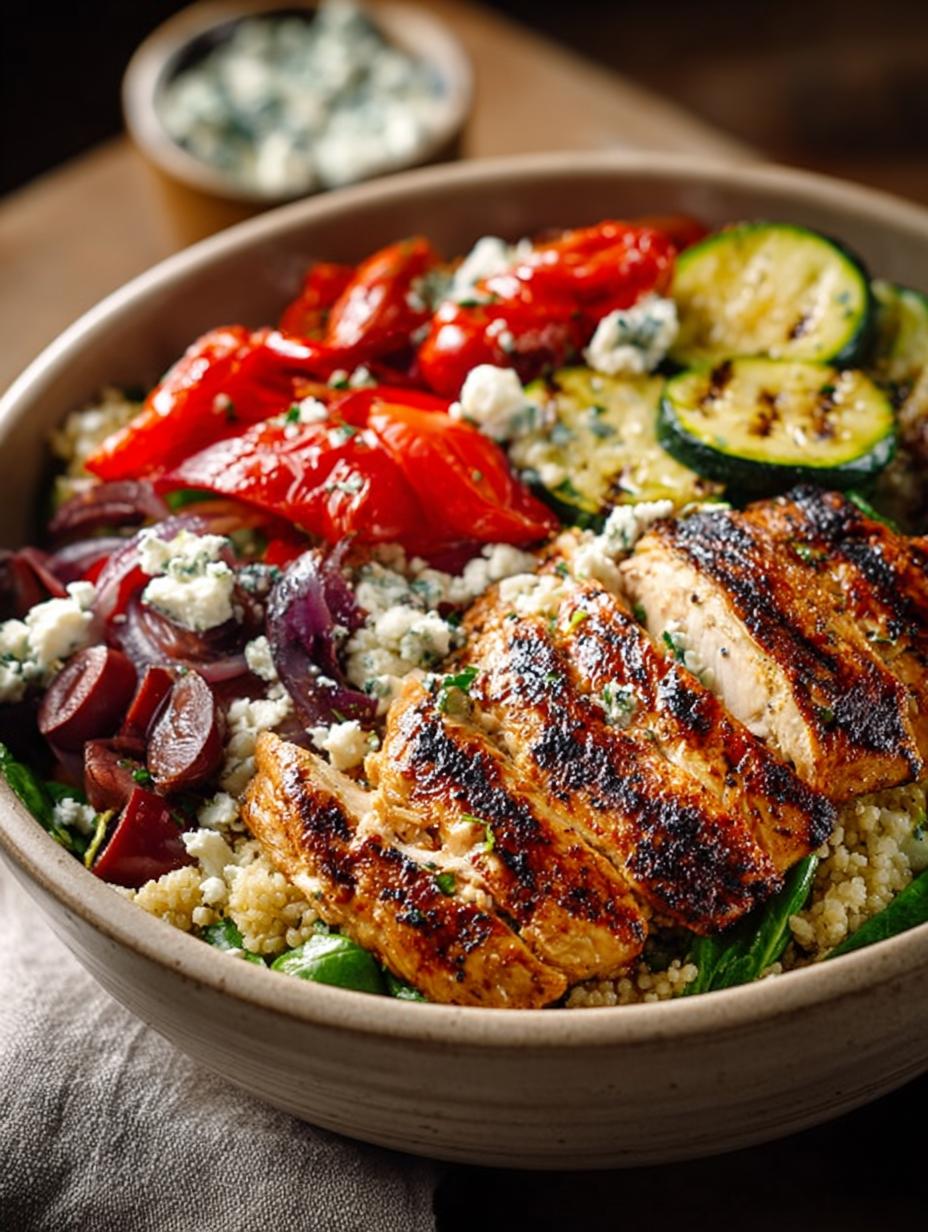 Mediterranean Grilled Chicken Bowl
