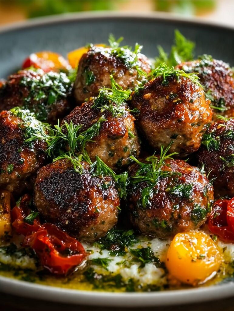 Mediterranean Lamb Meatballs