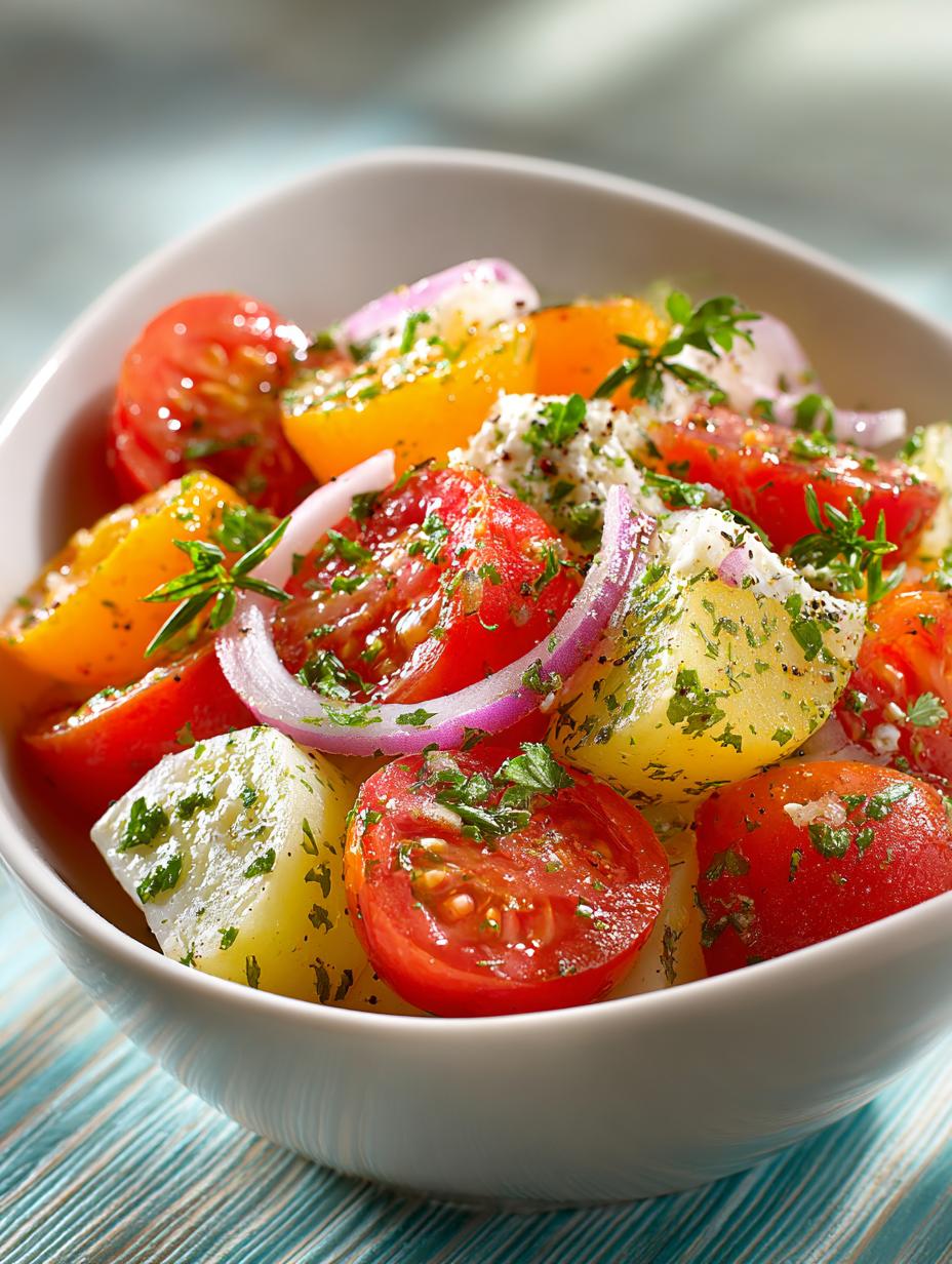 Mediterranean Potato Salad: 5 Irresistible Flavors 5 Mediterranean Potato Salad: 5 Irresistible Flavors - Mediterranean Potato Salad - main visual representation