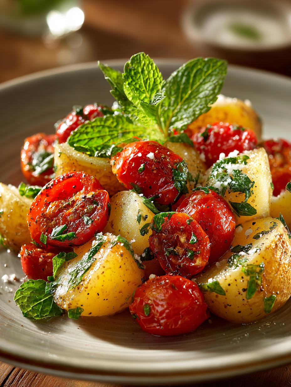 Mediterranean Potato Salad: 5 Irresistible Flavors 6 Mediterranean Potato Salad: 5 Irresistible Flavors - Mediterranean Potato Salad - additional detail