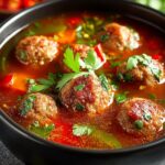 Mexican Meatball Soup