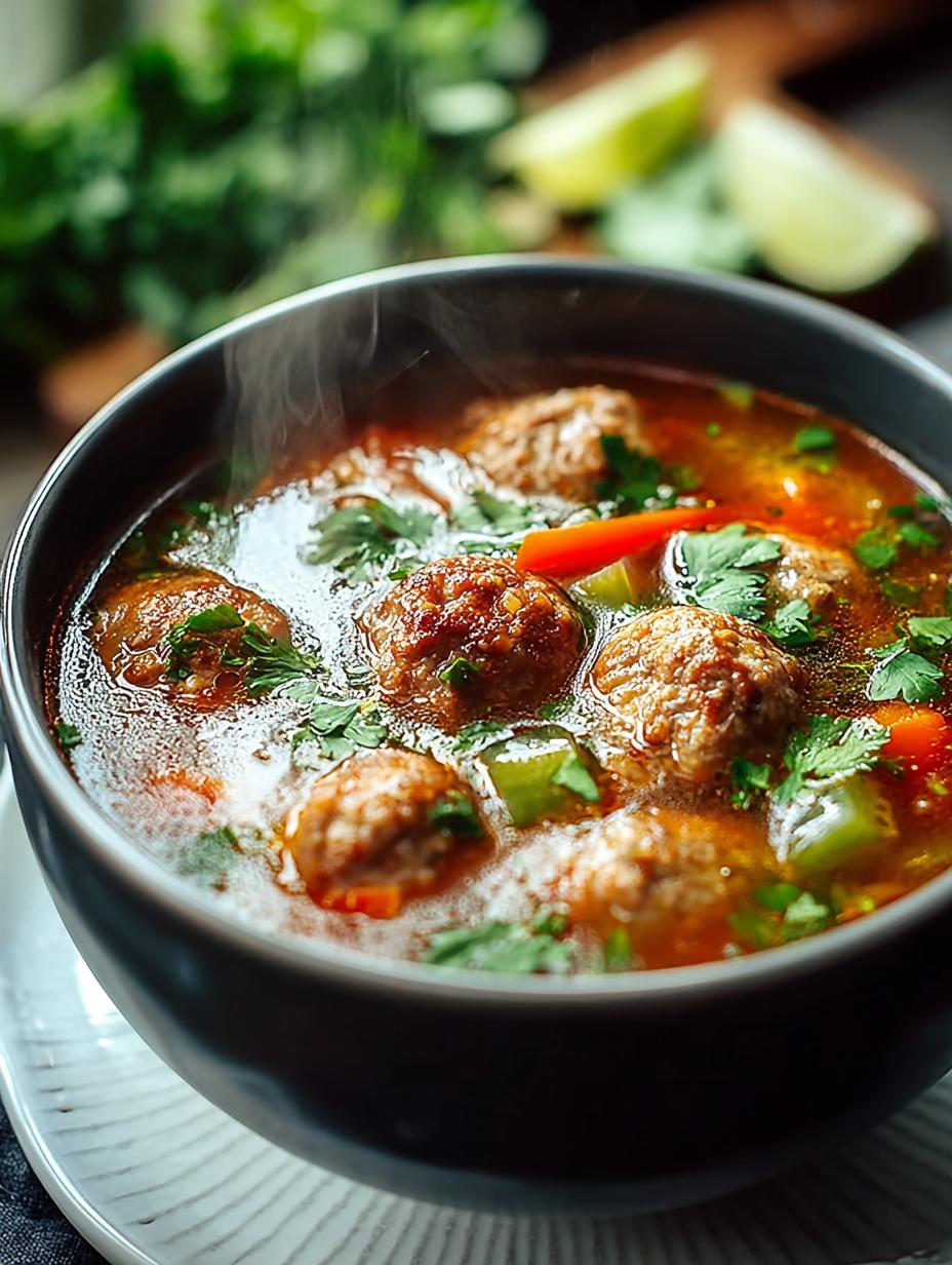 Mexican Meatball Soup: 5 Reasons You'll Love It - Mexican Meatball Soup - additional detail