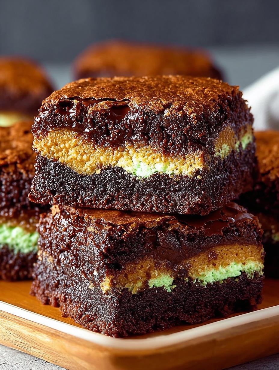 Mint Aero Brownies