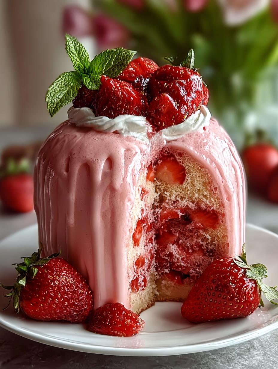 Moist Strawberry Milkshake Pound Cake: 5 Ways to Indulge - Moist Strawberry Milkshake Pound - main visual representation
