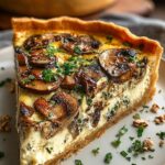 Mushroom Quiche