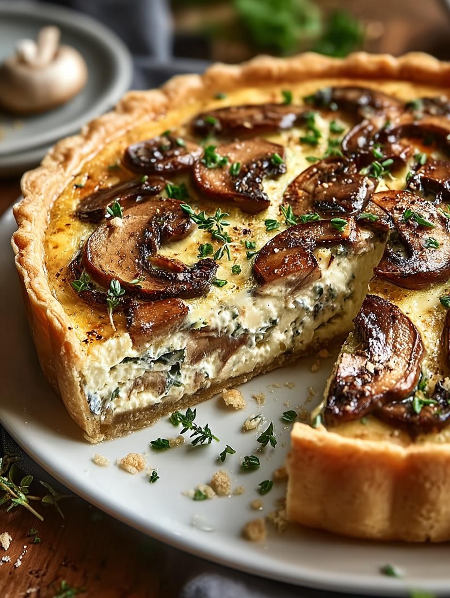 Mushroom Quiche: 5 Irresistible Flavors to Savor - Mushroom Quiche - additional detail