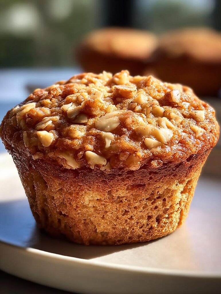 Oat Applesauce Muffins