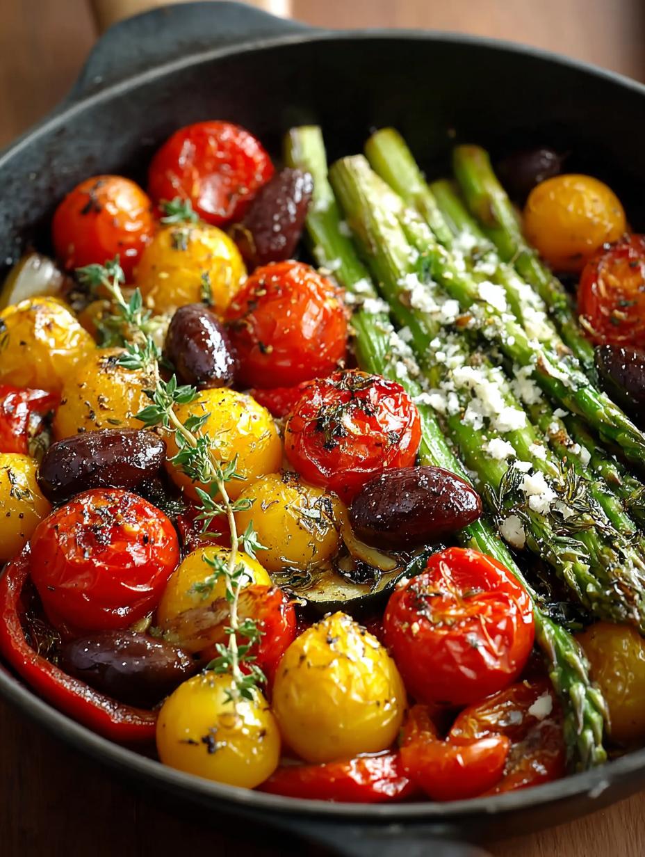 One Pan Greek Vegetables
