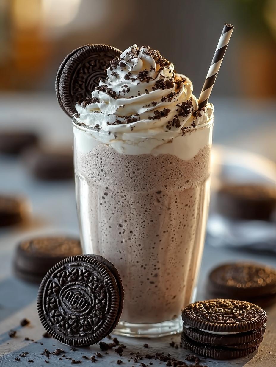 Oreo Milkshake Bliss: 5 Steps to Pure Indulgence - Oreo Milkshake - additional detail