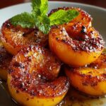 Pan Fried Peaches