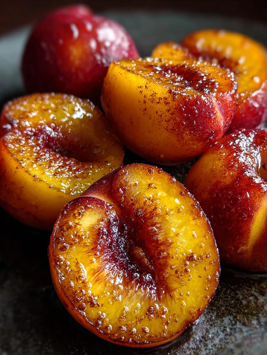 Pan Fried Peaches: 5 Irresistibly Sweet Treats - Pan Fried Peaches - additional detail