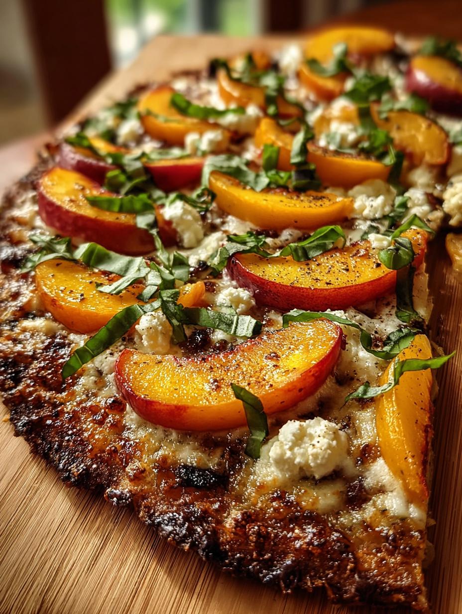 Peach Basil Pizza: 7 Irresistible Flavor Combos - Peach Basil Pizza - main visual representation