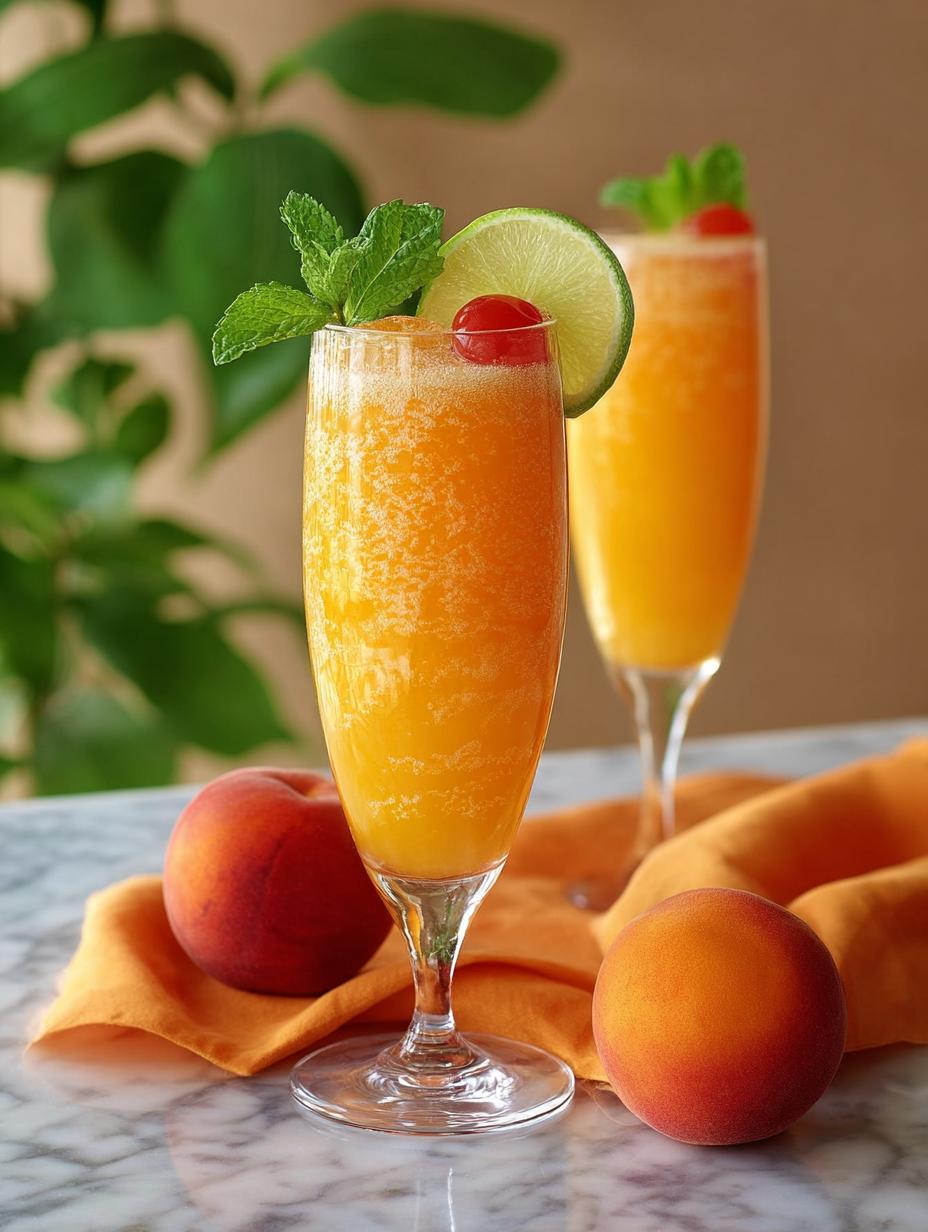 Peach Bellini Cocktail: 7 Reasons to Love This Drink 5 Peach Bellini Cocktail: 7 Reasons to Love This Drink - Peach Bellini Cocktail - main visual representation