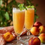 Peach Bellini Cocktail