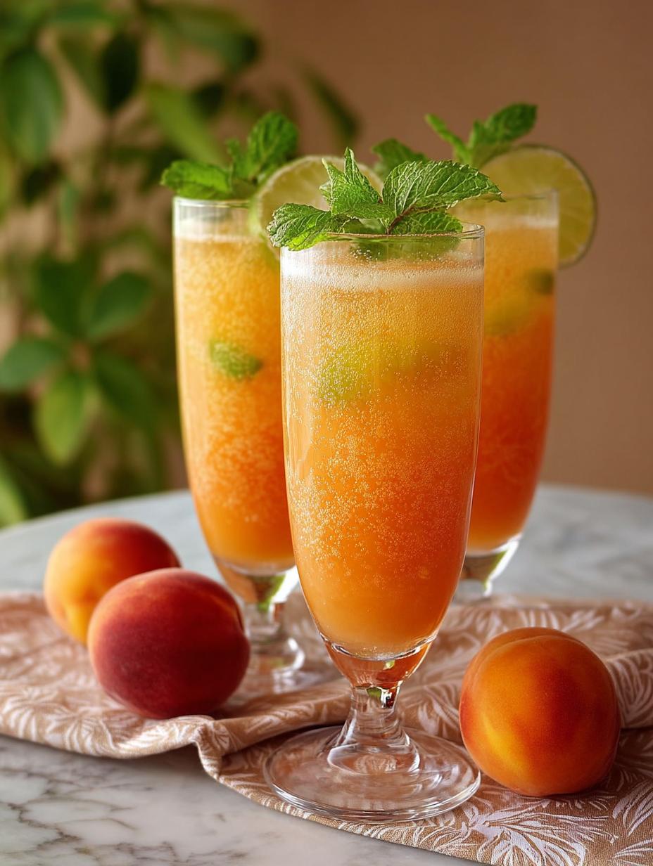 Peach Bellini Cocktail: 7 Reasons to Love This Drink - Peach Bellini Cocktail - additional detail