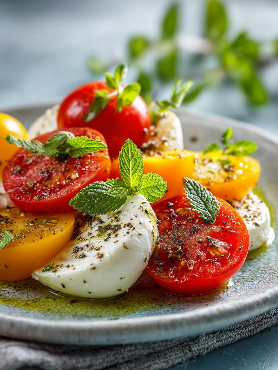 Peach Burrata Salad: 5 Irresistible Summer Flavors - Peach Burrata Salad - additional detail