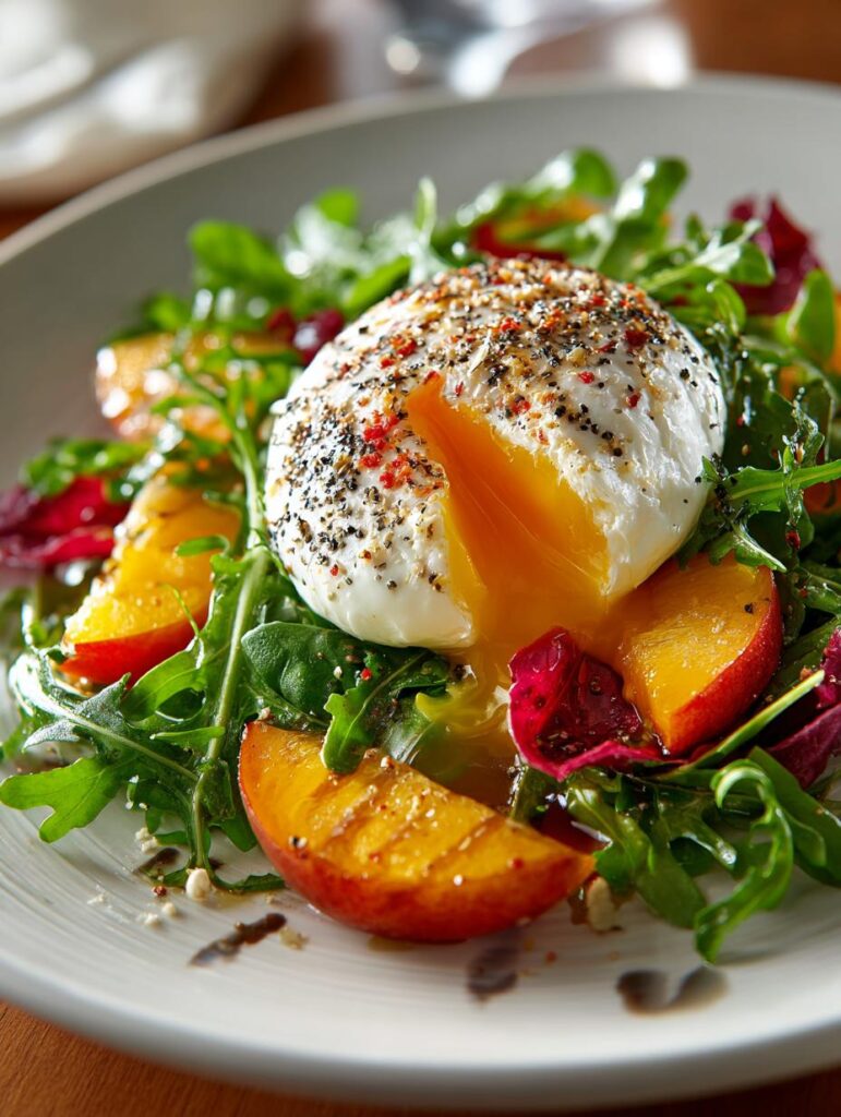 Peach Burrata Salad