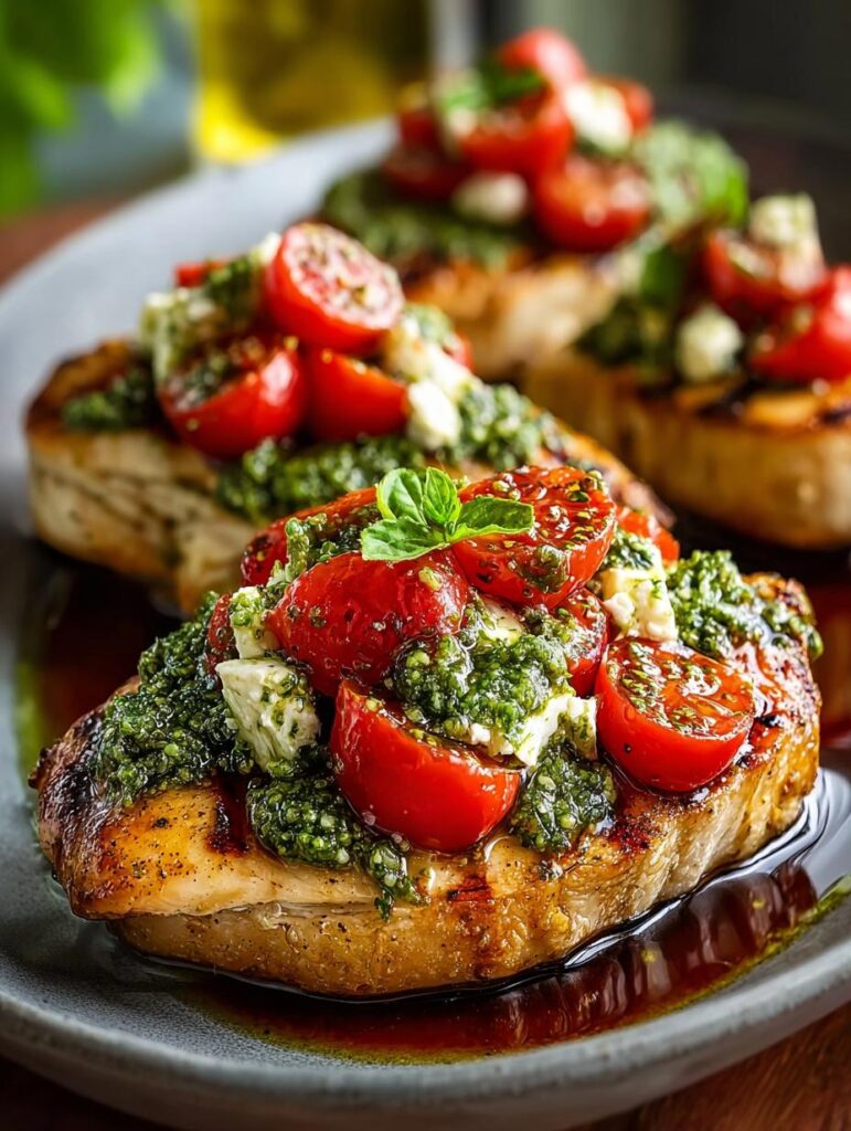 Pesto Bruschetta Chicken