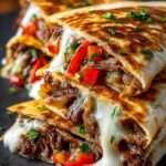 Philly Cheesesteak Quesadilla For