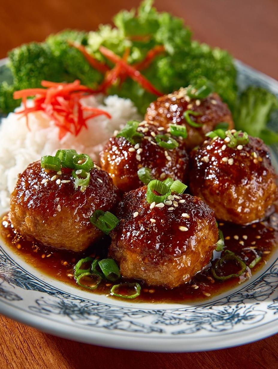 Pineapple Teriyaki Meatballs
