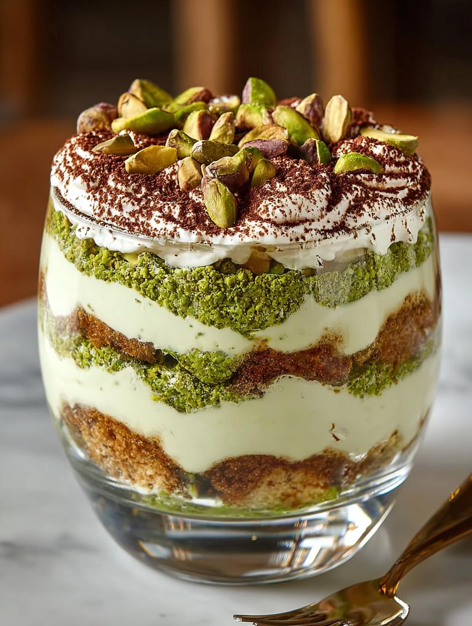 Pistachio Tiramisu: 5 Irresistible Layers of Joy - Pistachio Tiramisu - additional detail