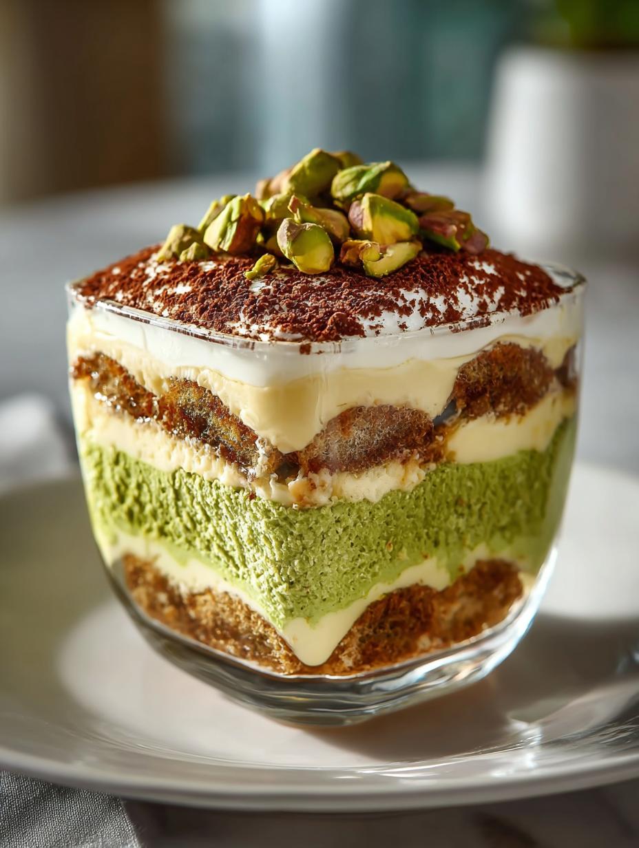 Pistachio Tiramisu
