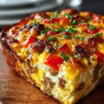 Pizza Breakfast Casserole Everyone