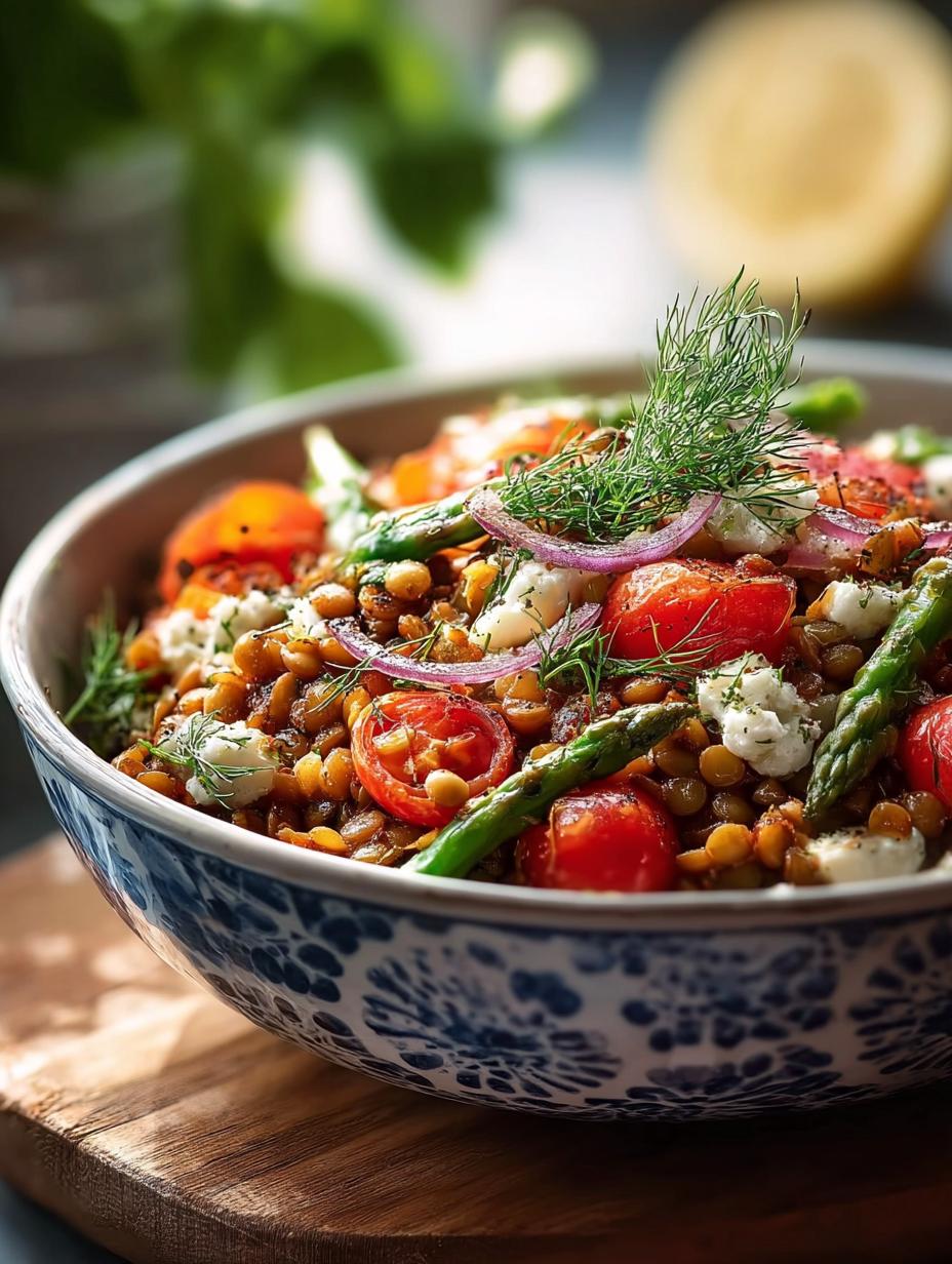 Protein Packed Mediterranean Lentil Recipe for Energy - Protein Packed Mediterranean Lentil - main visual representation