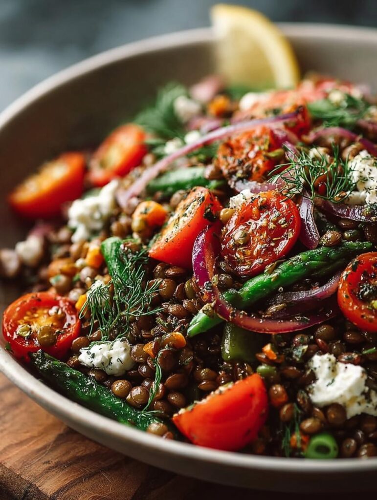 Protein Packed Mediterranean Lentil