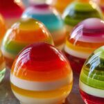 Rainbow Jello Easter Eggs