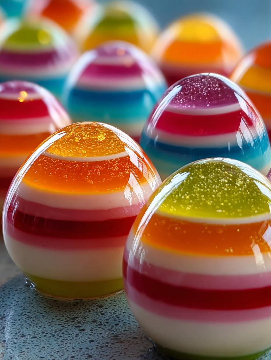 Rainbow Jello Easter Eggs: 5 Colorful Treats to Savor - Rainbow Jello Easter Eggs - additional detail