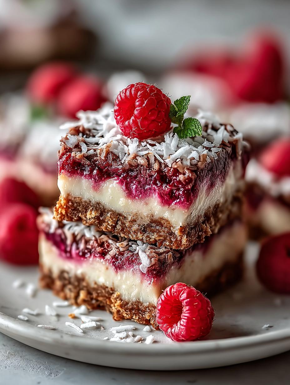 Raspberry Coconut Magic Bars: 7 Irresistible Layers - Raspberry Coconut Magic Bars - main visual representation