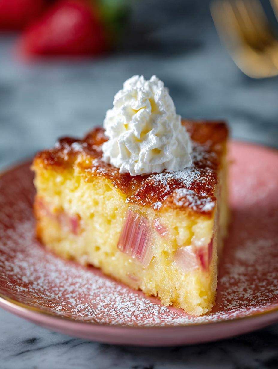Rhubarb Custard Cake: 5 Steps to Delightful Bliss - Rhubarb Custard Cake - additional detail