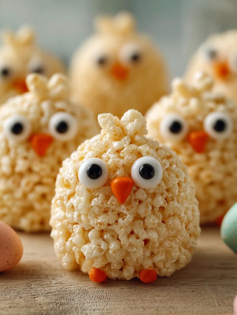 Rice Krispie Easter Chicks
