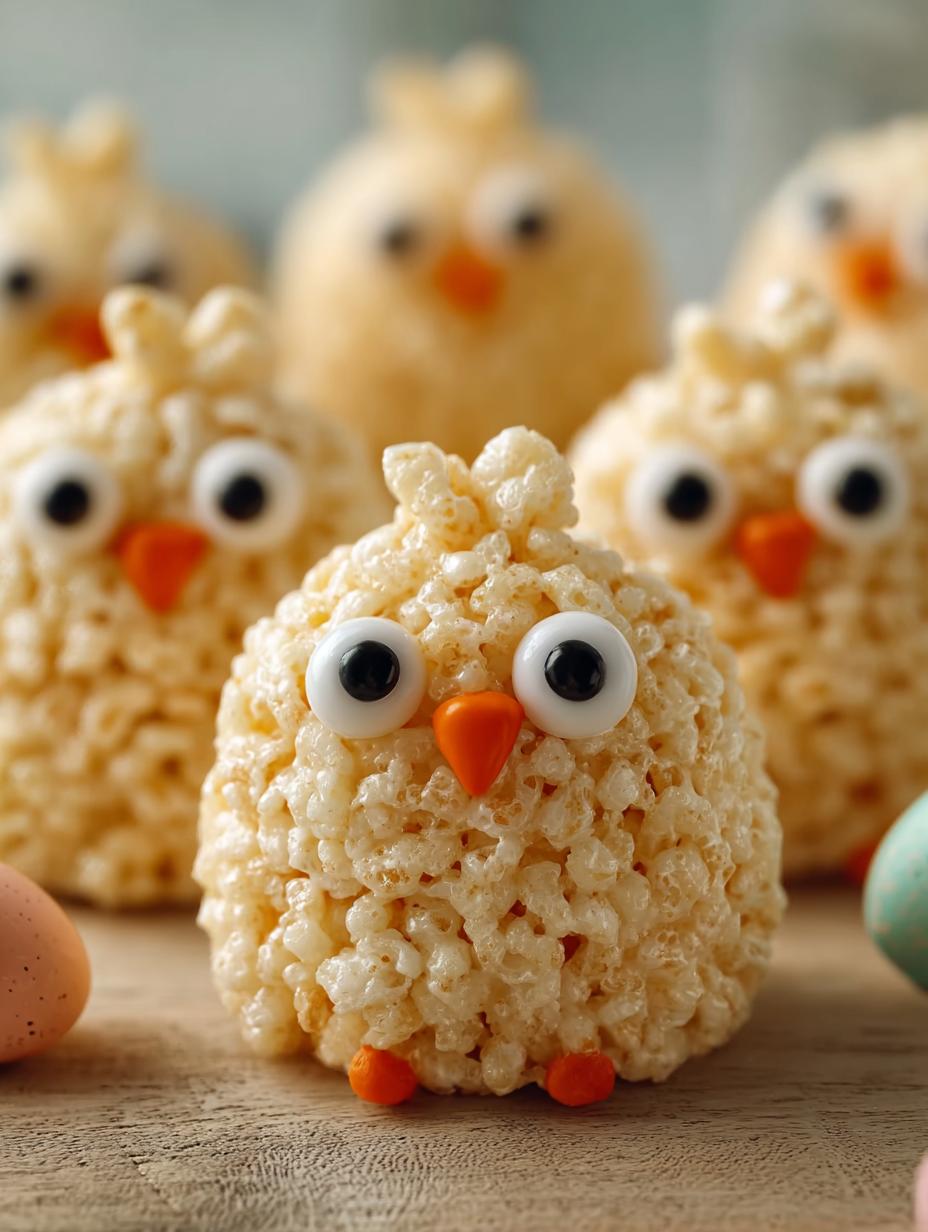 Rice Krispie Easter Chicks