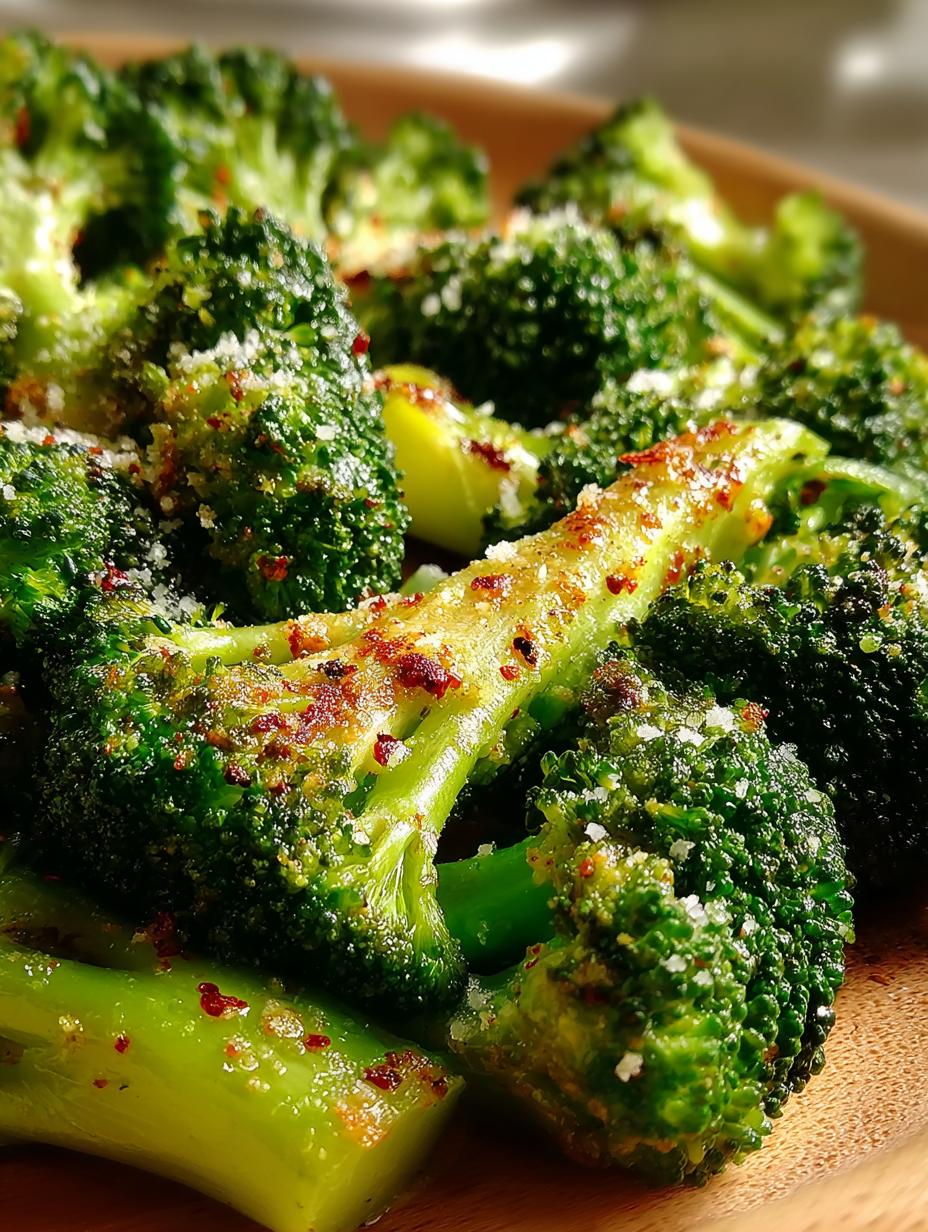 Roasted Parmesan Broccoli