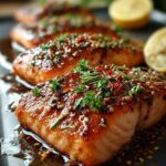 Salmon with Brown Sugar