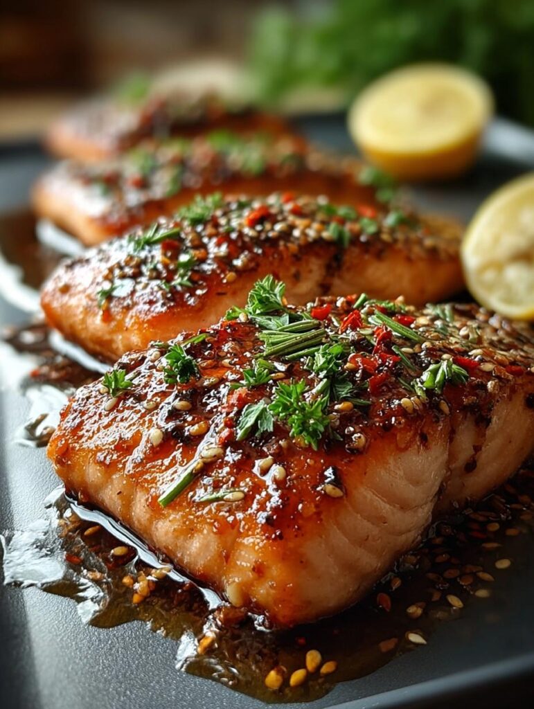 Salmon with Brown Sugar