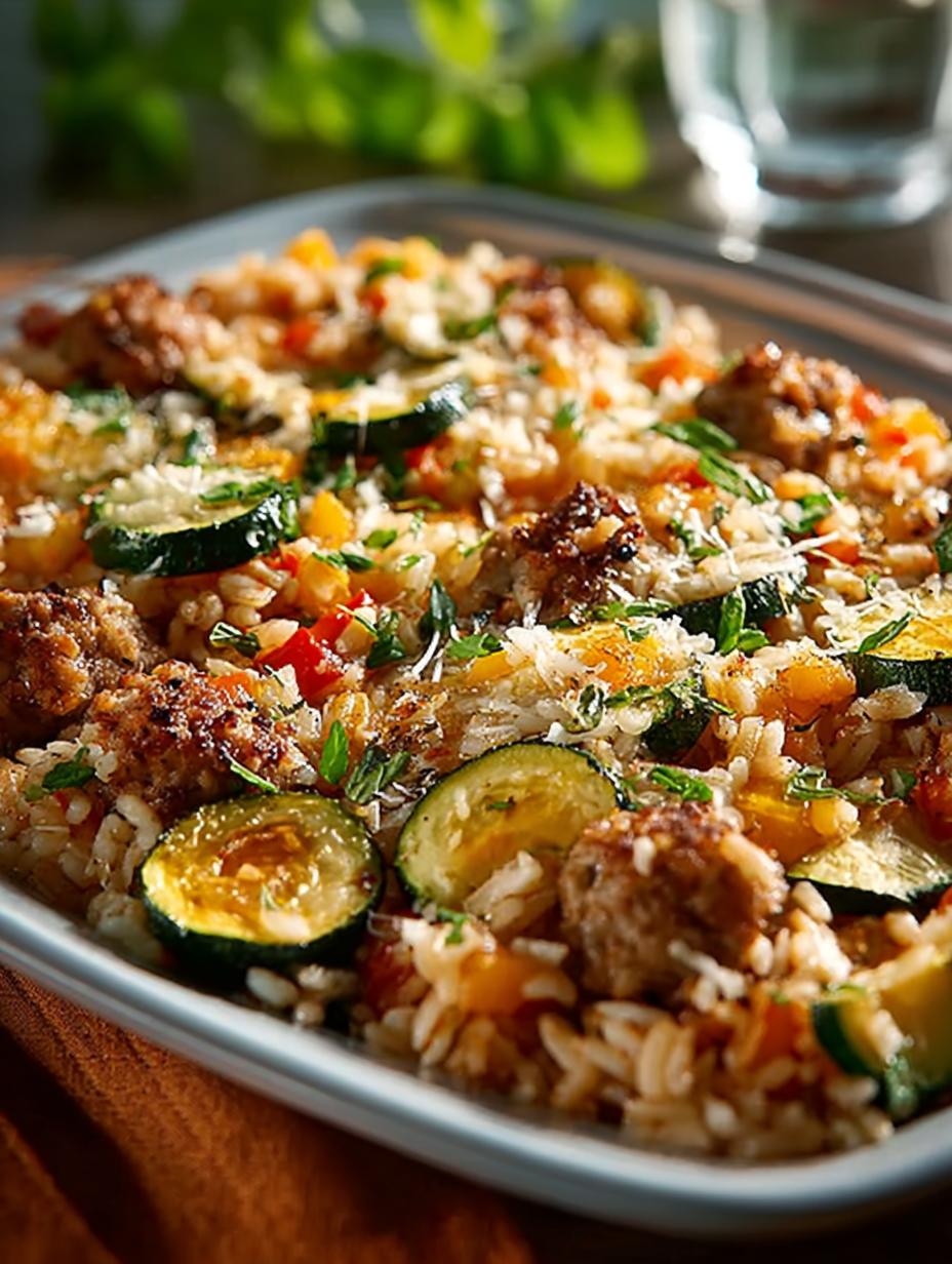 Sausage Zucchini Rice Casserole: 5 Simple Steps to Delight - Sausage Zucchini Rice Casserole - main visual representation
