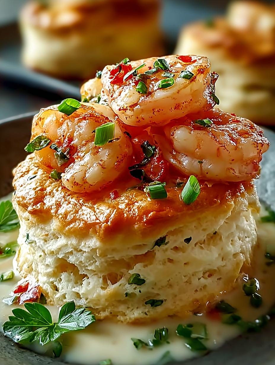 Savory Shrimp Crab Biscuit