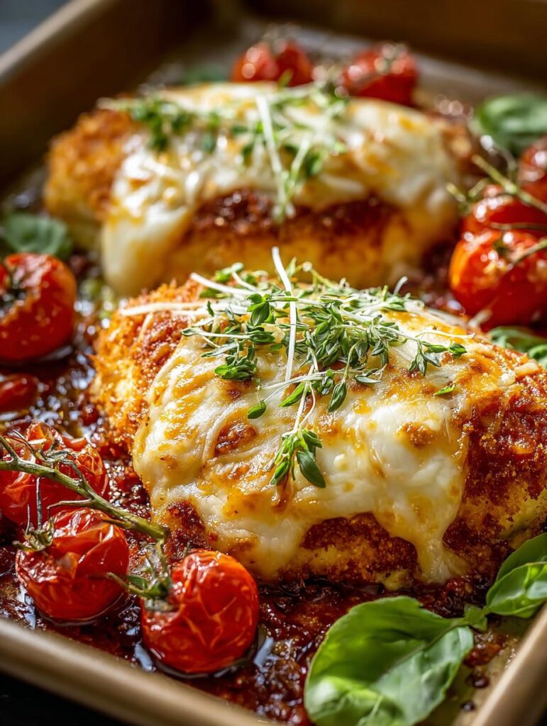 Sheet Pan Chicken Parm