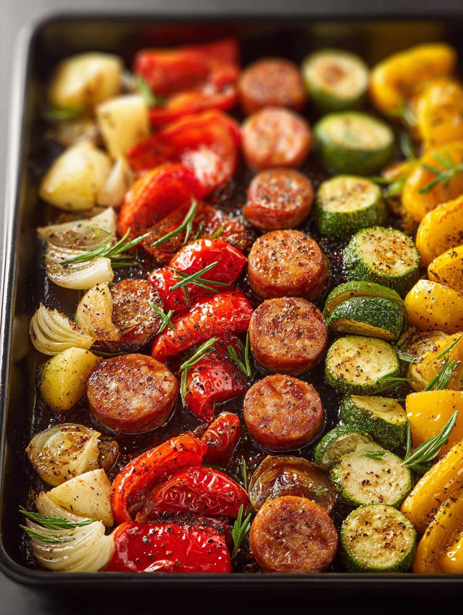 Sheet Pan Sausage Veggies: 5 Easy Recipes to Love - Sheet Pan Sausage Veggies - additional detail