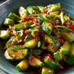 Smashed Chili Crisp Cucumber