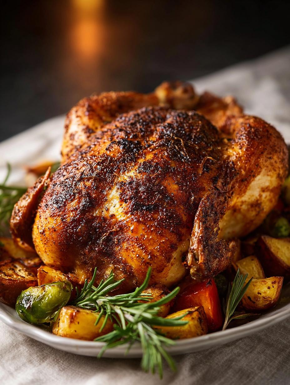 Smoked Whole Chicken with