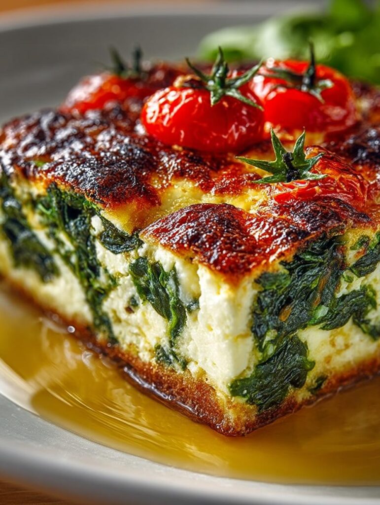 Spinach Ricotta Brunch Bake