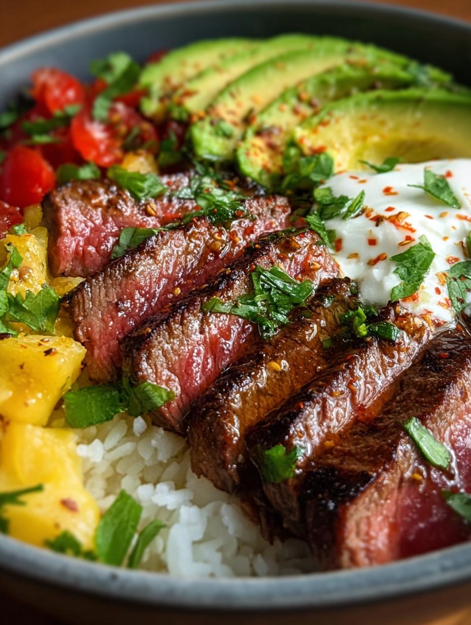 Steak Avocado Bowl